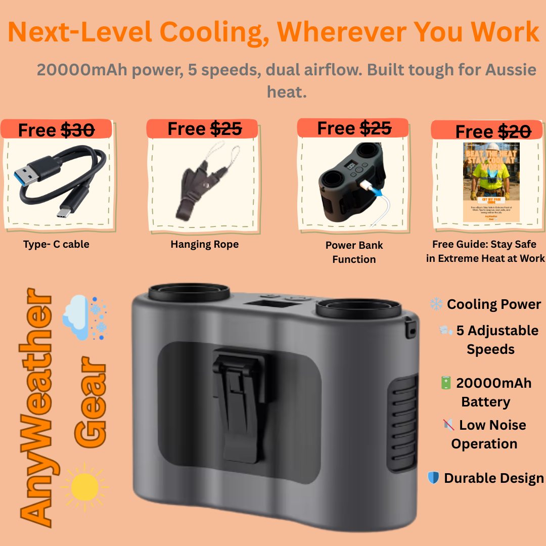 AnyWeather Gear™ Pro Waist Fan