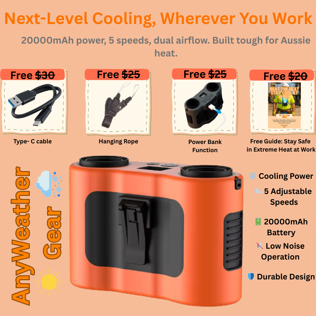 AnyWeather Gear™ Pro Waist Fan