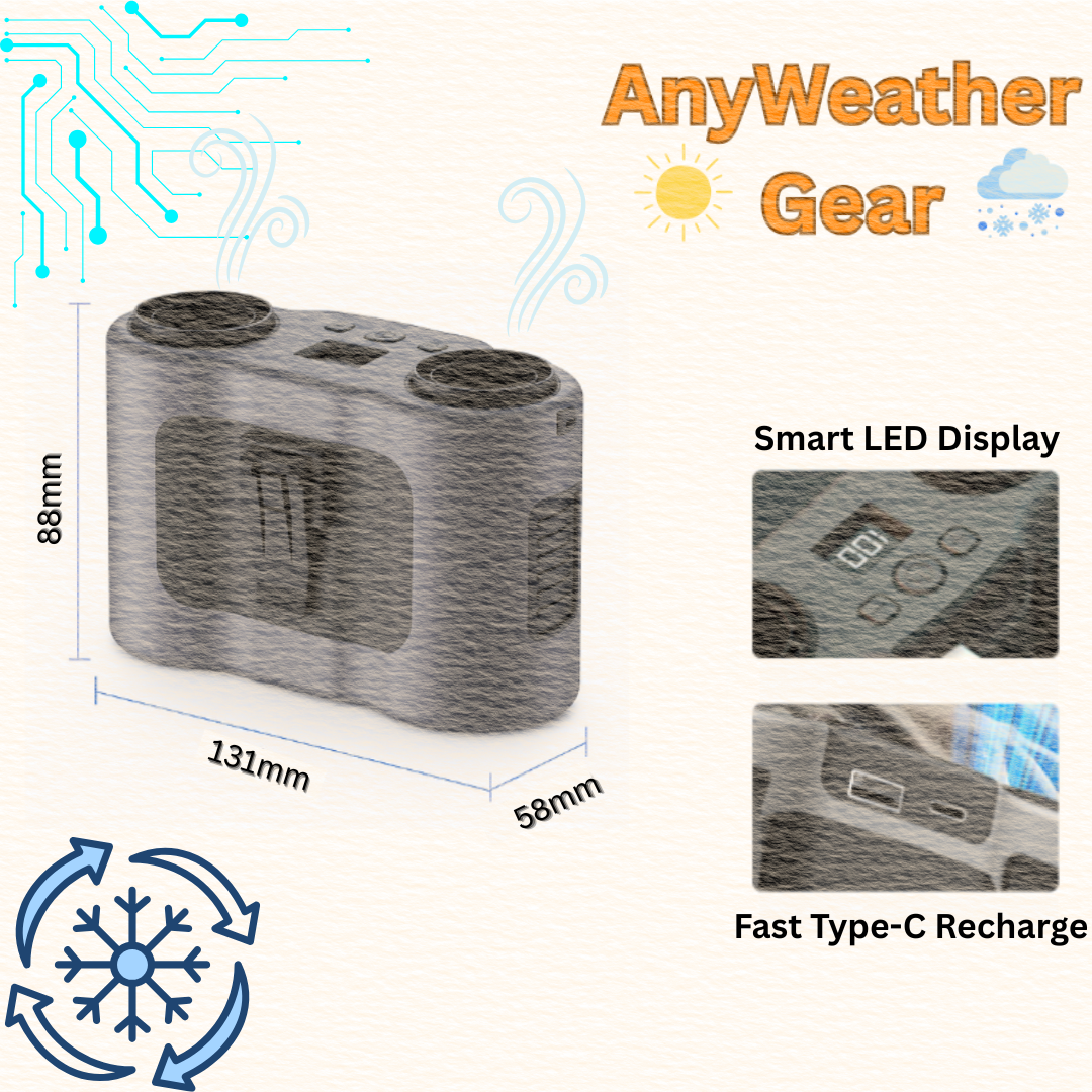 AnyWeather Gear™ Pro Waist Fan